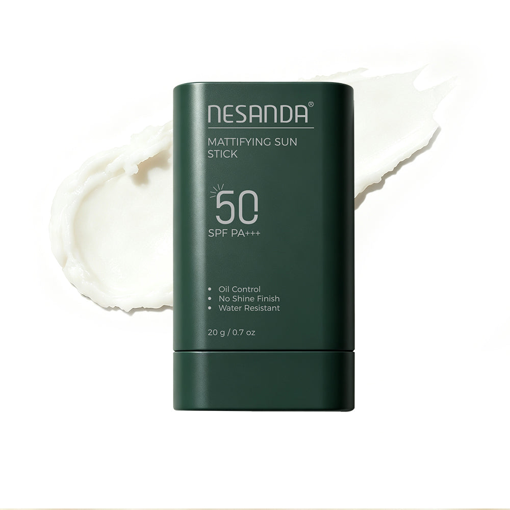 Men's SPF 50+ Mattifying Sunscreen Stick – Lightweight Face & Body Sun Care