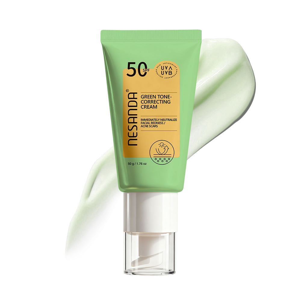 Green Tone-Correcting Moisturizer – Daily Face Cream for a More Even & Balanced-Looking Complexion