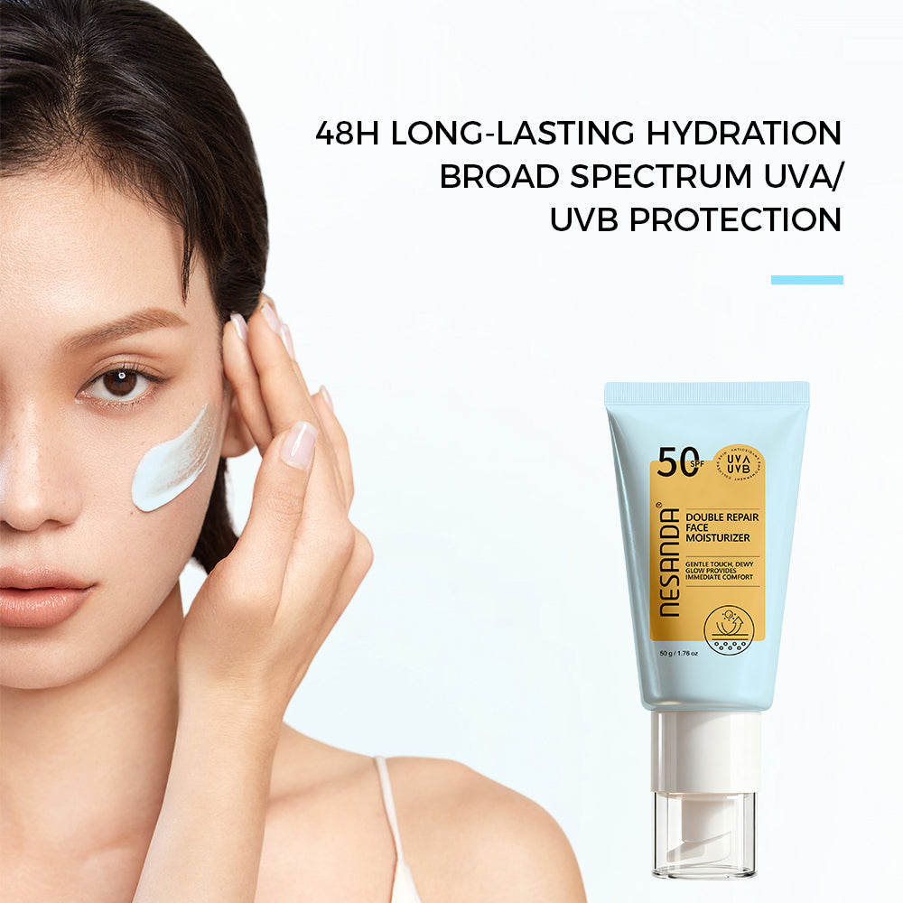 Double Moisture Face Cream – Hydrating Daily Moisturizer for Soft, Smooth & Dewy-Looking Skin