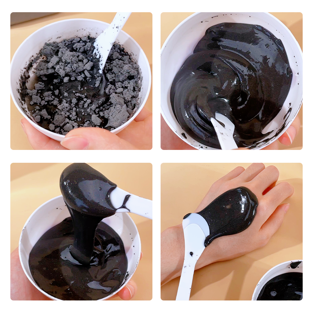 Charcoal Peel-Off Face Mask with Charcoal Powder – Facial Cleansing Mask