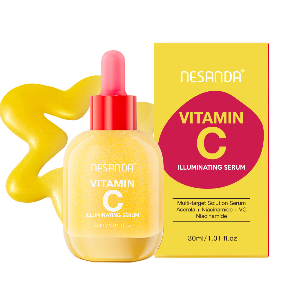 Vitamin C Brightening Face Serum with Niacinamide & Arbutin – Radiance & Even-Looking Skin Tone, 30ml