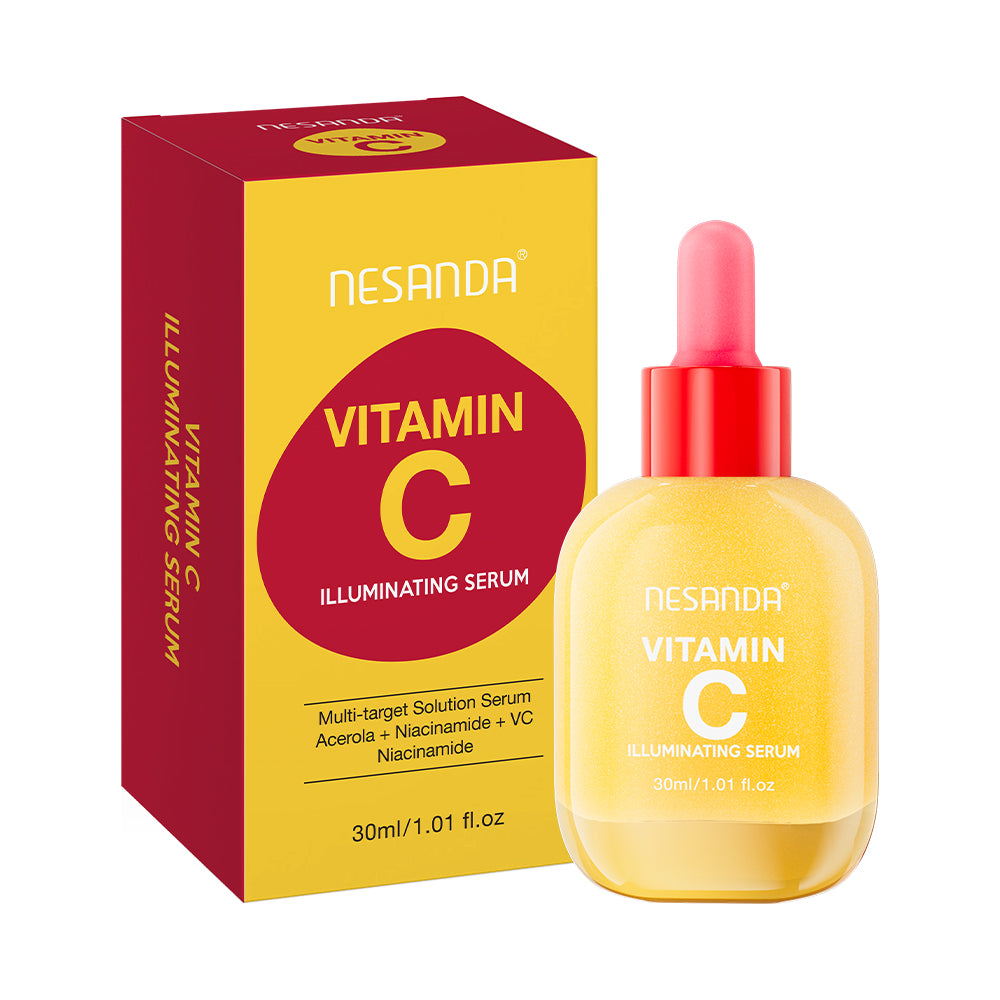 Vitamin C Brightening Face Serum with Niacinamide & Arbutin – Radiance & Even-Looking Skin Tone, 30ml