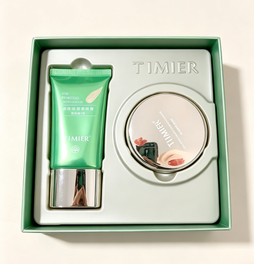 Flawless Glow BB Cream & Loose Powder Makeup Set – Lightweight Natural Coverage Foundation Duo