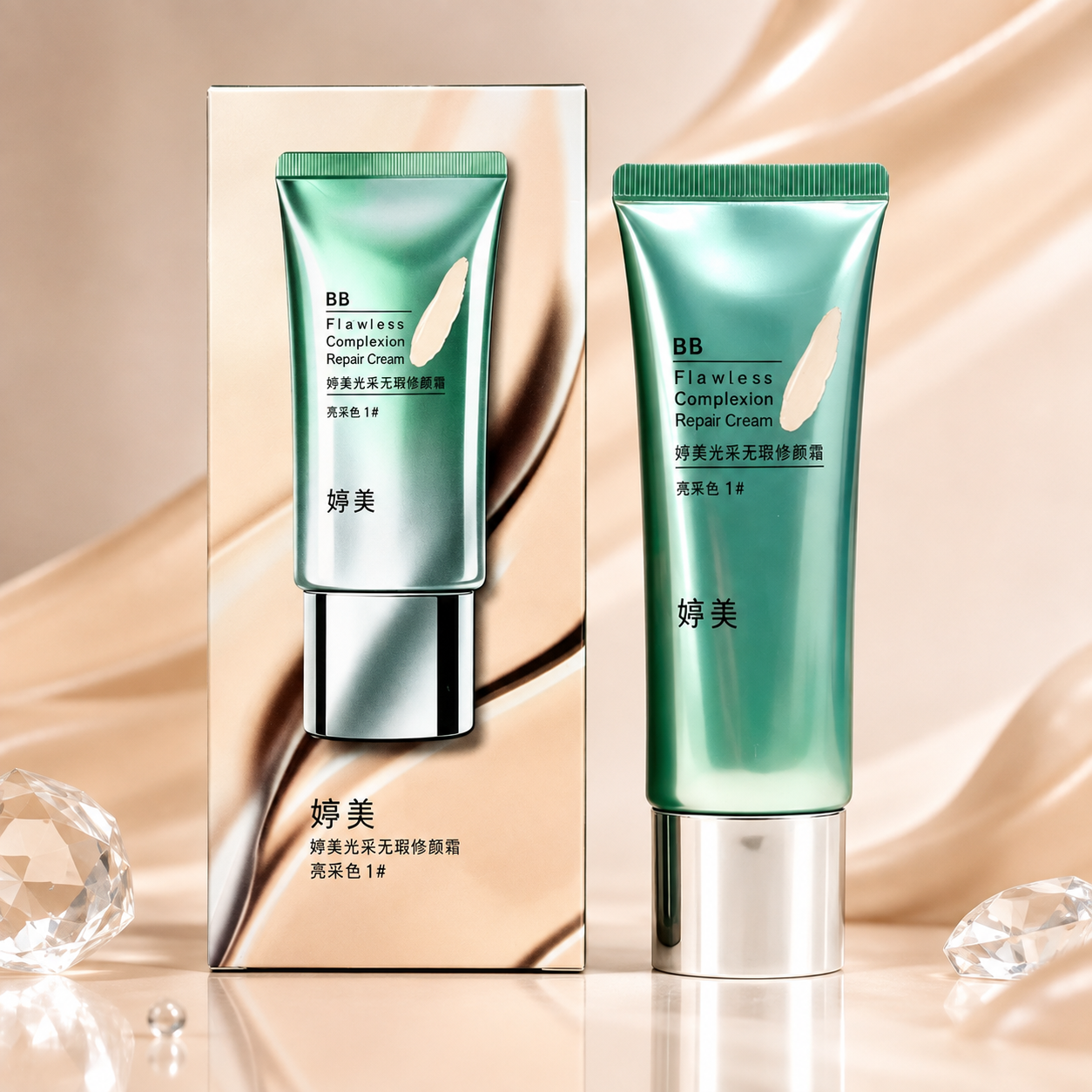 Flawless Glow BB Cream – Hydrating Skin Tint with Natural Coverage & Pore-Blurring Finish
