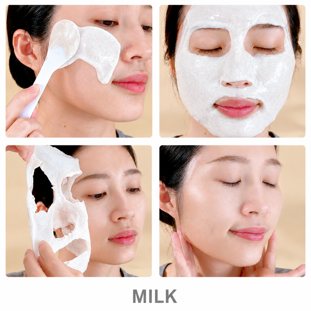 Milk Peel-Off Face Mask – Hydrating & Softening Facial Mask