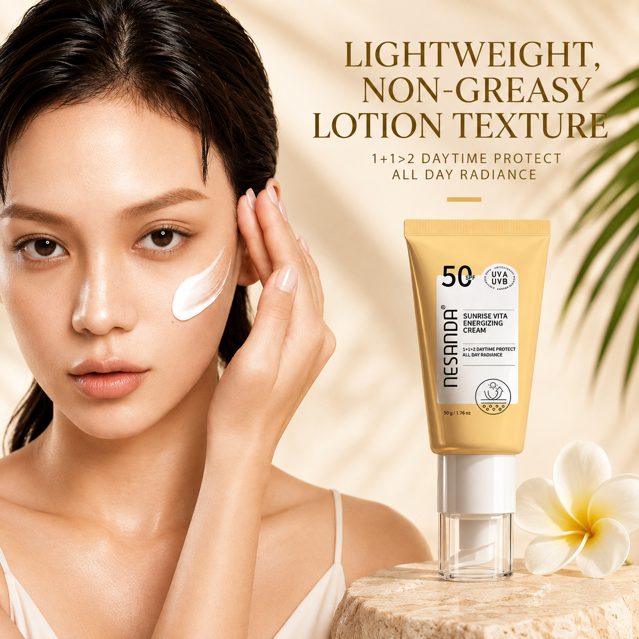 Sunrise Vita Daily Moisturizer – Lightweight Face Cream for Hydrated, Fresh & Radiant-Looking Skin